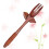 2Pcs Natural Solid Wood Three Tooth Pasta Fork Kitchen Tool 10