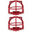 2Pcs 20Mm Fire Sprinkler Head Cover Cage Cap Guard 7