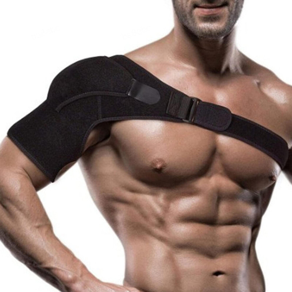 Shoulder Support Compression Shoulder Brace With Pressure Pad, One Size, For Tendonitis, Rotator Cuff, AC Joint