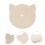 2Pièces Base D'escalade DIY Chat Khaki En Bois Résistante 11