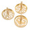 3pcs Brass Incense Press Tool for Yoga Meditation 5