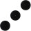 3Pcs 1L101 Turntable Platter Mat Anti-Static Wool 195Mm Black 5