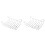 2Pcs Silver Bread Cooling Rack Stainless Steel Food Holder Bread Shelf 2