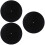 3Pcs 1L101 Turntable Platter Mat Anti-Static Wool 195Mm Black 7