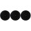 3Pcs 1L101 Turntable Platter Mat Anti-Static Wool 195Mm Black 4