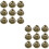 70 Pcs 38mm Bronze Copper Rattle Bell Diy Accessories 6