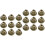 70 Pcs 38mm Bronze Copper Rattle Bell Diy Accessories 4