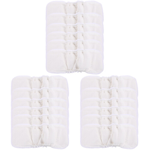 18 Pcs Bamboo Fiber Cloth Diaper Liners Reusable Inserts 1