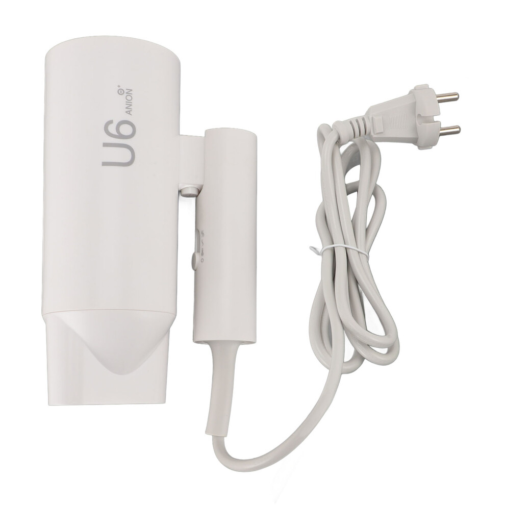 (Eu Plug 1800W 220V) Negative Ion Hair Dryer 1800W Fast Drying Constant Temp Portable 609610674689