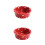 2Pcs Ceramic Cheese Baking Bowl For Kitchen Dessert Use 4