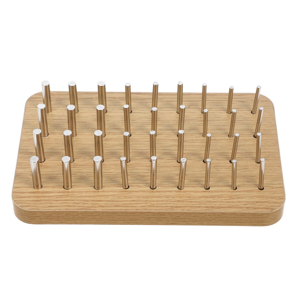Happyyami 2Pcs Wooden Pegboard For Finger Dexterity And Hand Rehabilitation