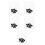50 Pcs Football Bladder Valve Retainer Caps 6