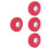 4Pcs Red Multipurpose Hockey Tape For Grip On Stick And Bats 4