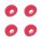 4Pcs Red Multipurpose Hockey Tape For Grip On Stick And Bats 9