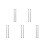 10 Pcs Garbage Can Wheel Axle Replacement Metal Shaft Rods 8