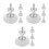 3 Sets Adjustable Baby Gate Hardware Kit For Balcony Railings M10 6