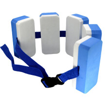 Kids Swim Flotation Belt For Ages 7-10 Boys And Girls Safety Exerciser With Strap Blue For Lake Beach Sea River Pool
