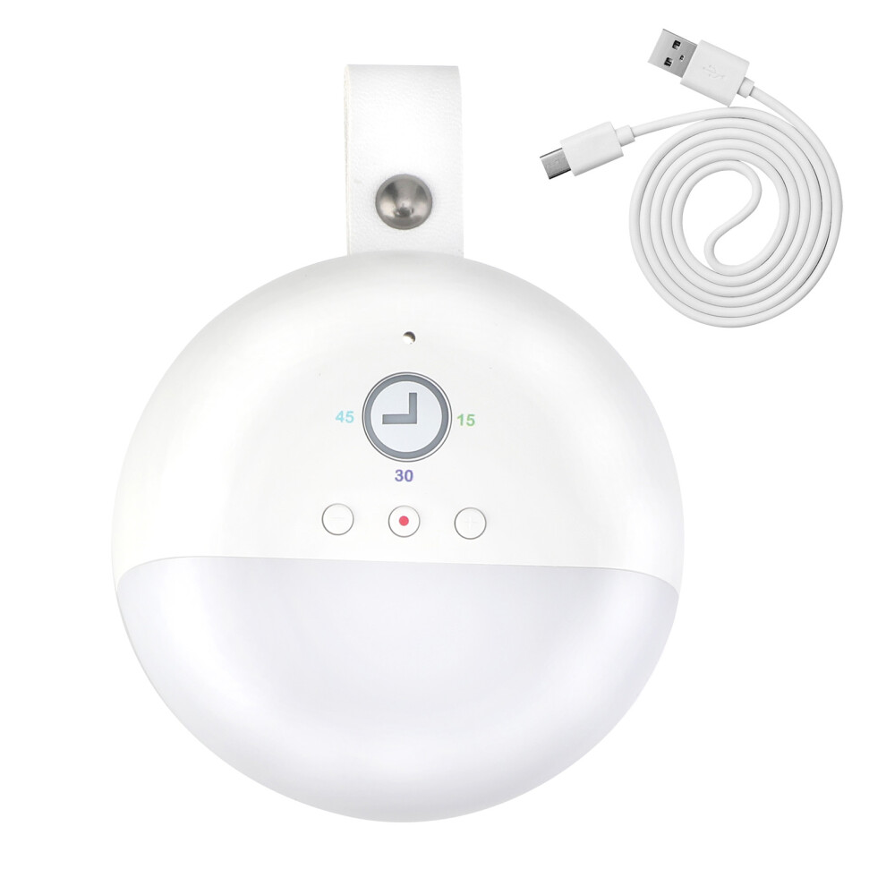 White Noise Sleep Machine with Night Light 3 Timers Portable for Baby