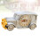 2 Pcs Classic Car Shape Desktop Alarm Clock For Home Office Silver 11