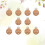 30 Pcs Wooden Infant Pacifier Clips Teething Soother 35mm Round 11