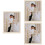3Pcs Pearl Picture Frame Wedding Desktop Tabletop Photo Display 9