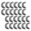 100 Pcs Metal Picture Frame Clips Durable Backing Button Fasteners 11