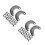 100 Pcs Metal Picture Frame Clips Durable Backing Button Fasteners 10