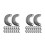 100 Pcs Metal Picture Frame Clips Durable Backing Button Fasteners 4