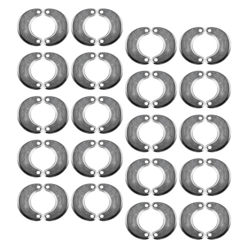 100 Pcs Metal Picture Frame Clips Durable Backing Button Fasteners 2