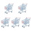 5Pcs Mini Shopping Cart Toy Trolley Desktop Storage Organizer 2
