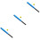 3 Pcs Kids Baseball Set For Skill Practice Blue 5