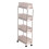 (3 Tier) 4-Tier Rolling Storage Cart Organizer for Home Kitchen Bathroom 1
