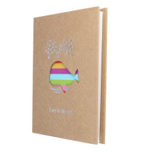 3 Pcs Cartoon Photo Album Hollow Design For Family Fish