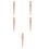 5Pcs Mini Garden Seeder Tool Wooden Dibber For Precise Planting 8