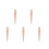 5Pcs Mini Garden Seeder Tool Wooden Dibber For Precise Planting 5