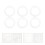 18 Pcs Silicone Finger Rings Flexible Protectors 11