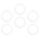 18 Pcs Silicone Finger Rings Flexible Protectors 1