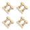 40St Legering Leren Klinknagels Goudkleur Voor Creatieve Binding 8