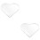 2Pcs Clear Acrylic Board For Writing Blessings Transparent Ornament 8