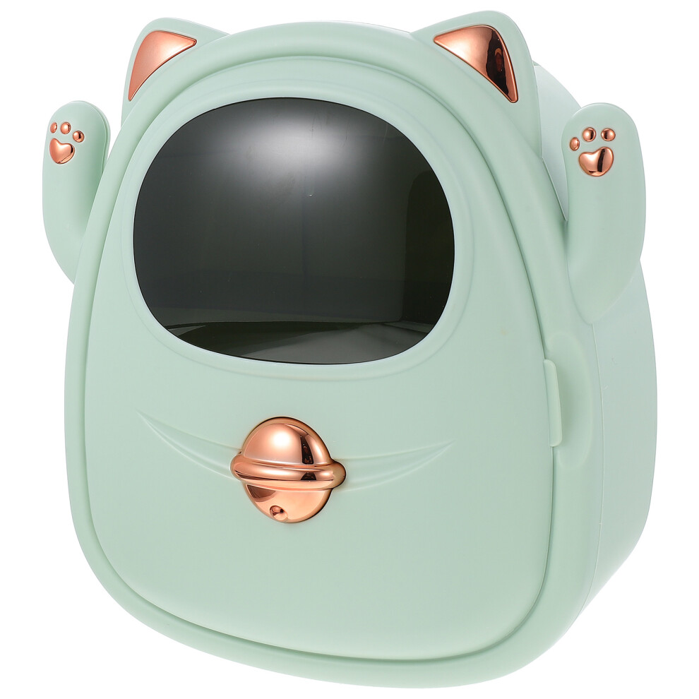 Punch-Free Plastic Toilet Paper Holder Bathroom Wall Shelf-image-OPC-PKXR8Q7-NEW