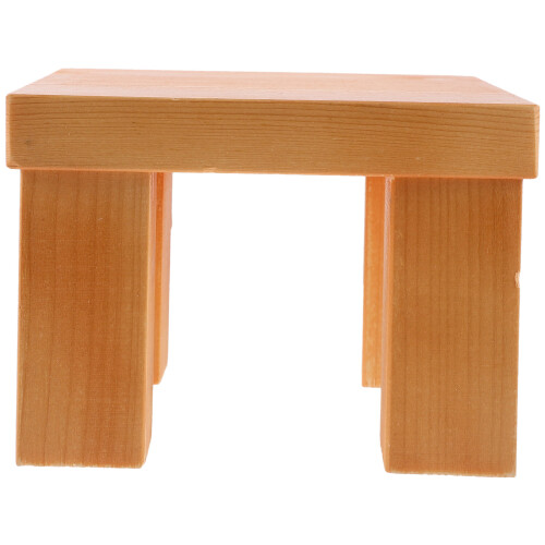 2 Pcs Simplicity Wooden Bench Photography Prop Decorative Stool