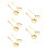 10 Pcs Stainless Steel Long Handle Serving Spoon For Restaurant 10