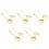 10 Pcs Stainless Steel Long Handle Serving Spoon For Restaurant 11