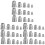 75 Pcs Iron Wedge Handle Fixing Accessories Metal Replacement 4