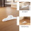 6Pcs Folding Room Divider Stand For Privacy Wooden Screen Support Base 8