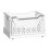 Foldable Stackable Plastic Baskets with Handles and Wheels 2