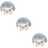 3Pcs Cartoon Plush Pin Cushion For Sewing Needles 11