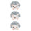 3Pcs Cartoon Plush Pin Cushion For Sewing Needles 10