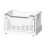 Foldable Stackable Plastic Baskets with Handles and Wheels 1