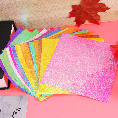 Pearlescent Craft Paper 200 Sheets Mixed Colors For Kids Diy Projects 2